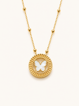Radiant Butterfly Medallion