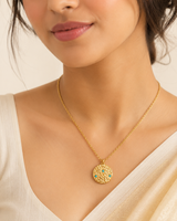 Round detailed Design Necklace