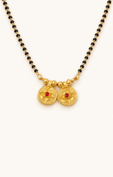 Twin Lakshmi Coin Mangalsutra