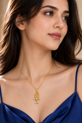 Pearl Diamond Hand Pendant