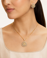 Royal Teardrop CZ Pendant Set