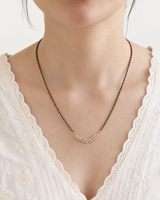 Curved Crystal Mangalsutra
