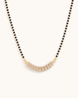 Curved Crystal Mangalsutra
