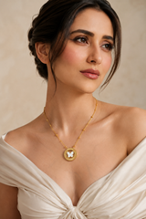 Radiant Butterfly Medallion